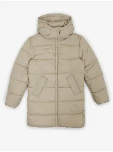 Tom Tailor Light Grey Girls' Quilted Winter Coat with Detachable Hood Tom T - Girls #1296741
