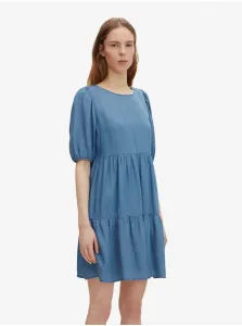 Blue Women's Short Dress Tom Tailor Denim - Women #935259