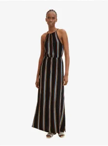 Black Women's Striped Maxi dress Tom Tailor Denim - Women #517509