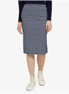 Dark Blue Women's Striped Skirt Tom Tailor - Women #145299