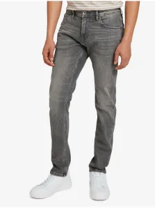 Grey Men's Slim Fit Jeans Tom Tailor Denim - Men's #208007