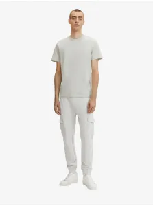 Men's Light Grey Sweatpants with Tom Tailor Pockets - Men's #915947
