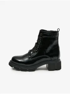 Black Women Ankle Boots Tom Tailor - Women #1750419