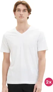 Tom Tailor 2 PACK - T-shirt uomo Regular Fit 1037738.20000 L