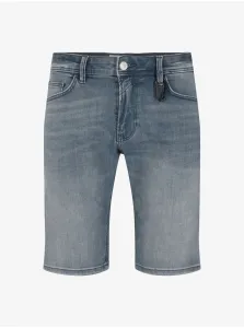 Grey Blue Men's Denim Shorts Tom Tailor Denim - Men's #789470