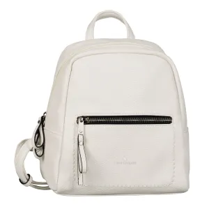 White Women's Small Backpack Tom Tailor Tinna - Women