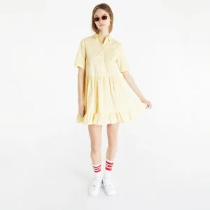 Light Yellow Ladies Shirt Dress Tommy Jeans - Ladies #1378566