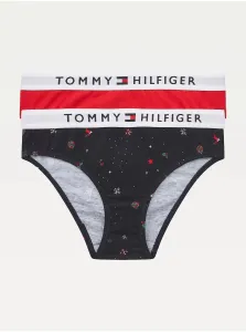 Tommy Hilfiger Set of two girly panties in blue and red Tommy Hilfig - unisex #1812666