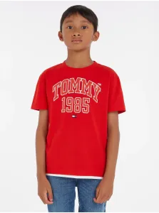 Red boys' T-shirt Tommy Hilfiger - Boys #2126746