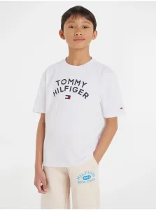 White boys T-shirt Tommy Hilfiger - Boys #3039506