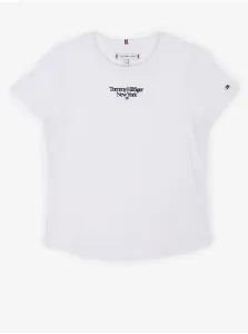 White Girls' T-Shirt Tommy Hilfiger - Girls