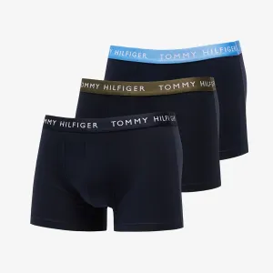 Tommy Hilfiger Recycled Essentials 3 Pack Trunks Wb Army Green/ Hydro Blue/ Desert Sky #223837