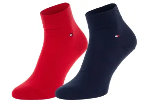 Tommy Hilfiger Man's 2Pack Socks 342025001 Red/Navy Blue #2959600