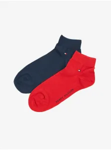 Tommy Hilfiger Man's 2Pack Socks 342025001 Red/Navy Blue
