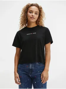 Black Women's T-Shirt Tommy Jeans - Women