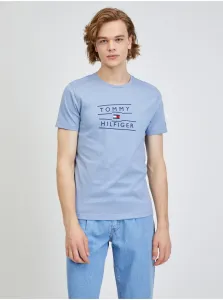 Blue Men's T-Shirt Tommy Hilfiger - Men #1810294