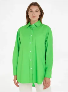 Light Green Ladies Shirt Tommy Hilfiger - Women #2423842