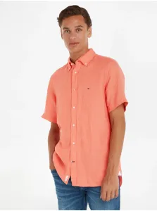 Apricot Men's Linen Shirt Tommy Hilfiger - Men
