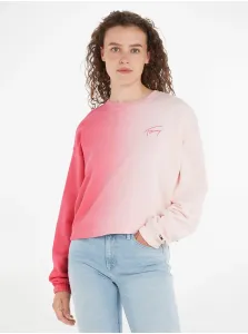 Pink Womens Sweatshirt Tommy Jeans - Women #1958789