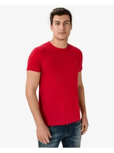 Red Men's T-Shirt Tommy Hilfiger - Men #2000664