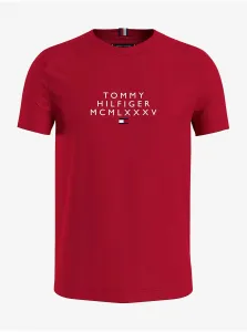 Red Men's T-Shirt Tommy Hilfiger - Men
