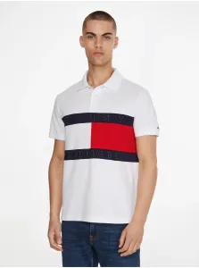 Red and white men's polo shirt Tommy Hilfiger - Men #821901