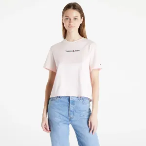Tommy Jeans Classic Serif Linear T-Shirt Pink #1049664