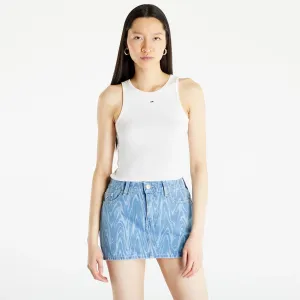 Tommy Jeans Essential Rib Tank Top White #1661255