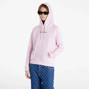 Tommy Jeans Reg Serif Linear Hoodie French Orchid #247521