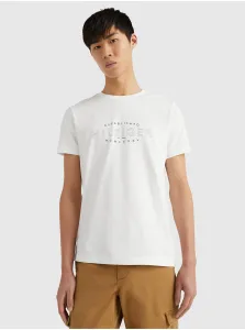 White Men's T-Shirt Tommy Hilfiger Curve - Men