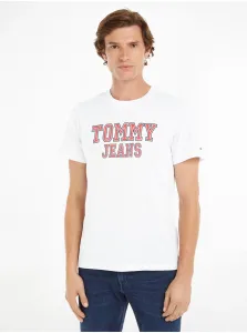 White Men's T-Shirt Tommy Jeans Essential - Men #1961277