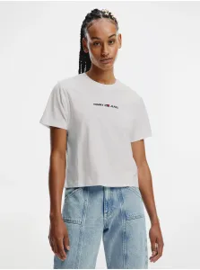 White Women's T-Shirt Tommy Jeans - Women #1287683