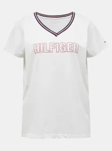 White Women's T-Shirt with Tommy Hilfiger Print - Women #207185
