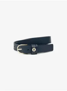Dark blue women's leather belt Tommy Hilfiger - Women #1010869