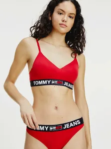 Tommy Hilfiger Red Bralette Lift Bra with Rubber - Women