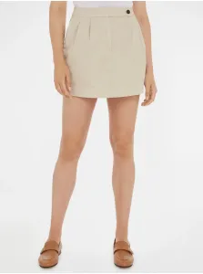 Beige Ladies Mini Skirt Tommy Hilfiger - Women #2329090