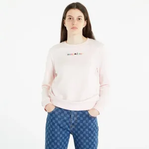 Tommy Jeans Regular Color Serif Sweatshirt Faint Pink #1761262