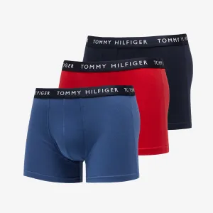 Tommy Hilfiger Recycled Essentials 3 Pack Trunks Des Sky/Petrol Blue/Prim Red #223916