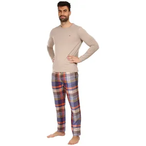 Blue-Beige Mens Checkered Pajamas Tommy Hilfiger - Men #896037
