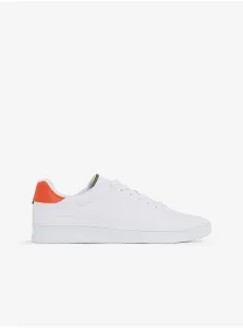 White Mens Leather SneakersTommy Hilfiger - Men #2424092