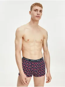 Blue and Red Patterned Boxers Tommy Hilfiger Underwear - Men #749260
