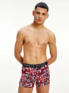 Blue and Red Patterned Boxers Tommy Hilfiger Underwear - Men #89991