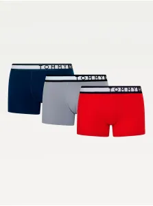 Set of three boxer shorts in blue, grey and red Tommy Hilfiger Underwe - Men