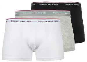 Tommy Hilfiger 3 Pack Trunks Black/ Grey Heather/ White