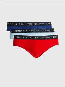 Set of three men's briefs in red and blue Tommy Hilfiger Underwea - Men