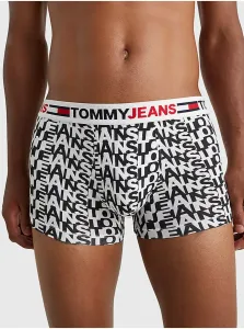 Black & White Men's Patterned Boxers Tommy Jeans - Men