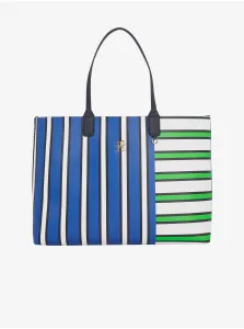 Green-Blue Ladies Striped Shopper Tommy Hilfiger - Women