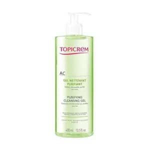 Topicrem Gel detergente per pelli grasse e sensibili AC (Purifying Cleansing Gel) 400 ml