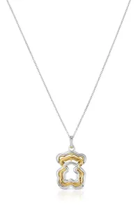 Tous Splendida collana in argento con ciondolo bicolore 1004018200 (catenina, ciondolo)