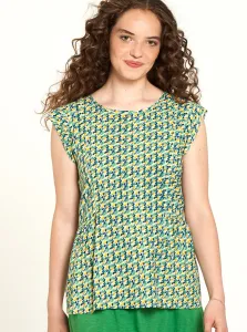 Green patterned blouse Tranquillo - Women #138978